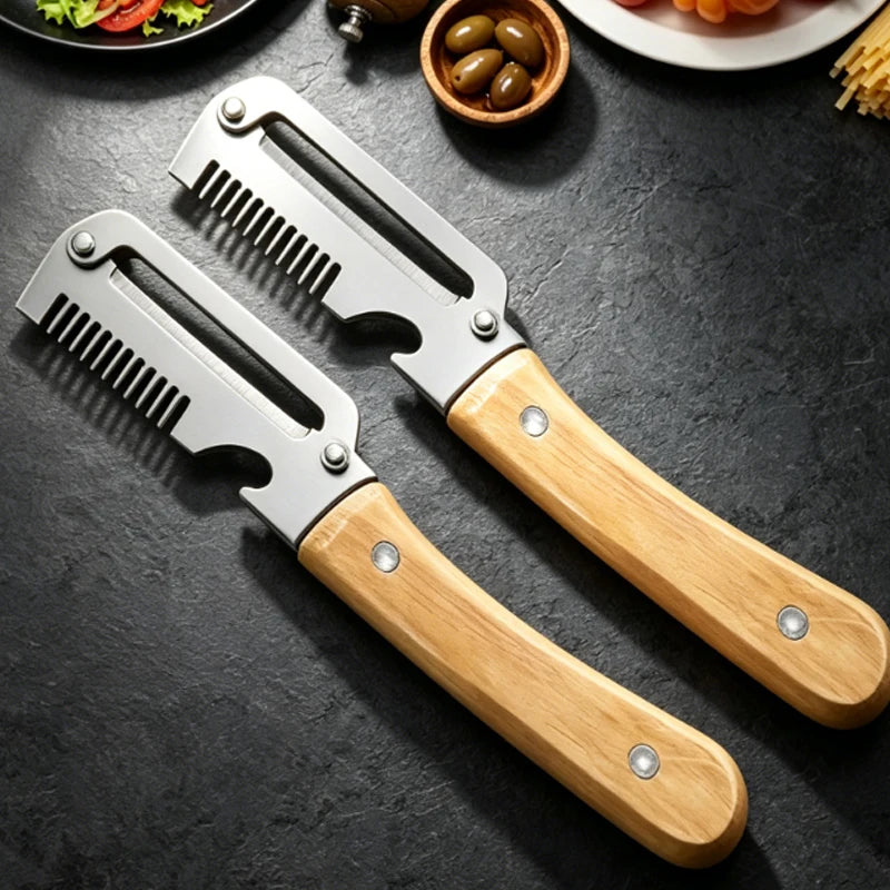 2PCS Kitchen Peeler Stainless Steel Vegetable Peeler for Cut Onions Slicing Fruit Vegetables Pumpki Specific Peeler Kitchen Tool